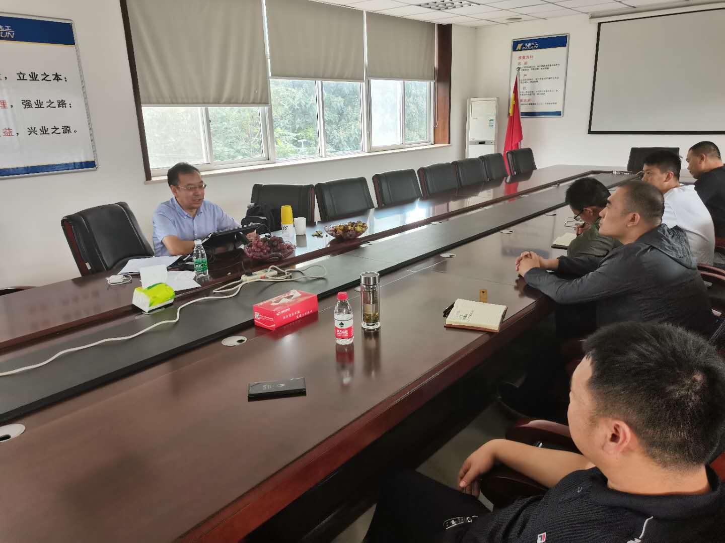 Welcome to Mr. Zhao Shujie from Shanghai Aoshi Quality Management Certification System Co., Ltd. to come to the company on September 24, 2020 to conduct annual supervision and audit of our company's IATF169492016 quality management system.